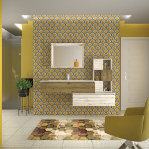 Capri C3 - Mobile da bagno sospeso